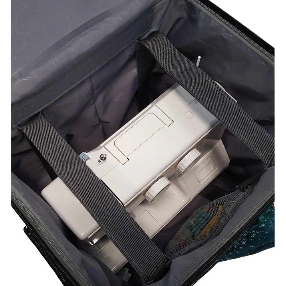 15in Wheeled Serger Hard Case - Black