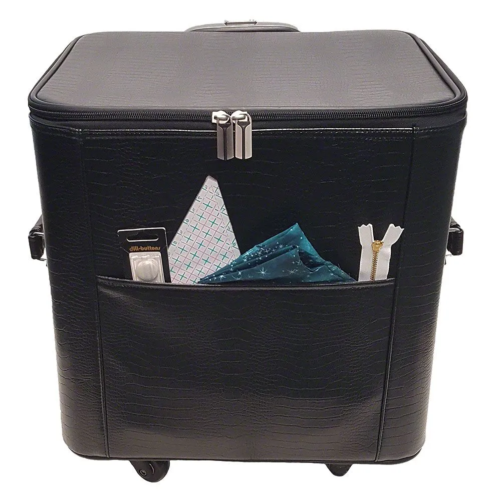 15in Wheeled Serger Hard Case - Black