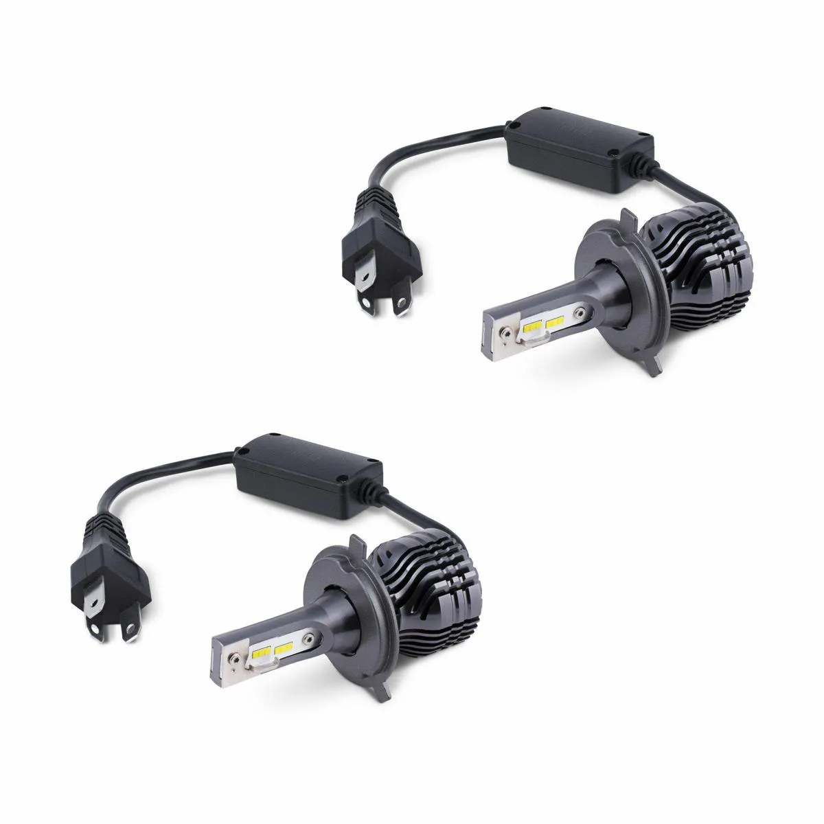 1977 Arctic Cat Cross Country Cat Headlight Bulb High Beam and Low Beam 9003 LED Kit Nimbis