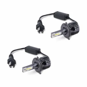 1977 Arctic Cat Cross Country Cat Headlight Bulb High Beam and Low Beam 9003 LED Kit Nimbis
