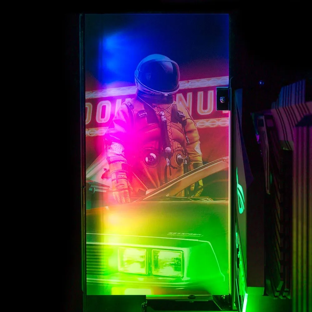 235 AM Lian Li O11 and Dynamic and XL Rear Panel Plate Cover with ARGB LED Lighting