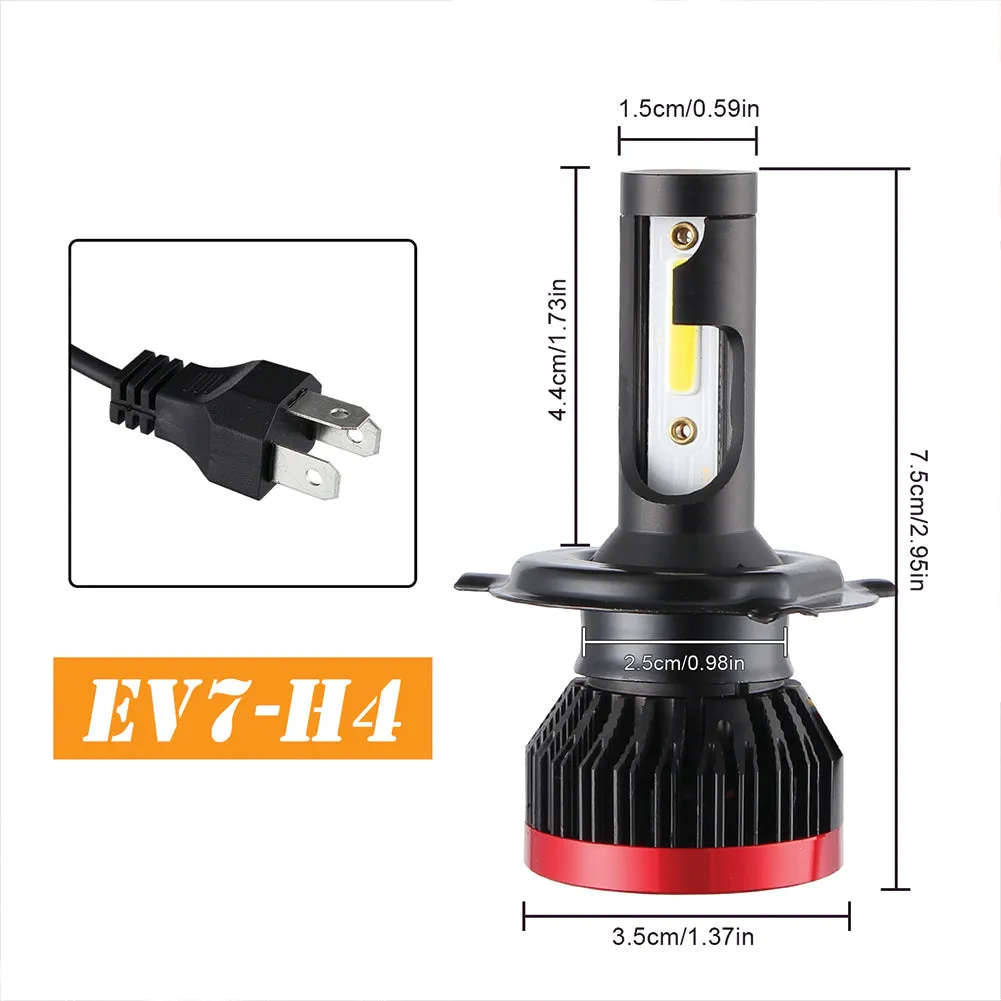 2PCS Mini Led Bulb Car Headlight H11 H1 H8 H9 H3 9005 / HB3 9006