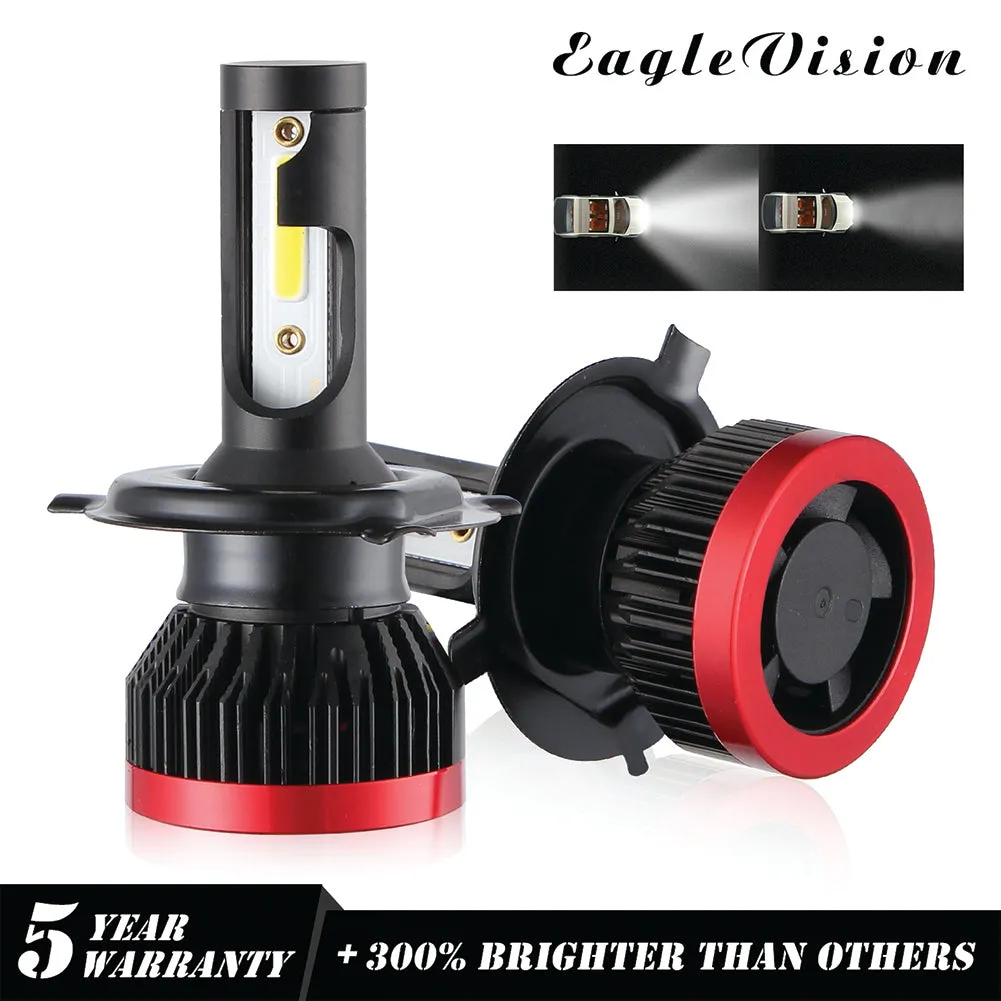 2PCS Mini Led Bulb Car Headlight H11 H1 H8 H9 H3 9005 / HB3 9006