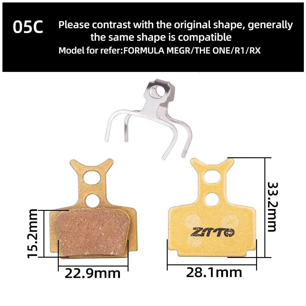 4 Pairs Resin/ceramic/Full metal Bike Disc Brake Pads for Formula The One R1R1R RO RX T1 Mega The One FR C1 CR3 Disc Brake Parts