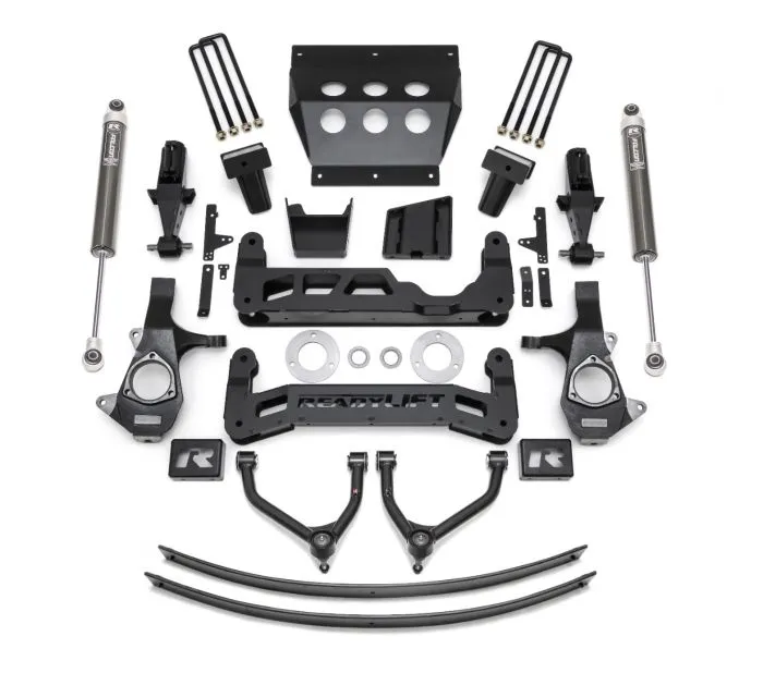 9" Lift Kit - Chevrolet Silverado 1500 / GMC Sierra 1500 - 2014-2018 W/ Alum Or Stamped Steel Suspension With Falcon 1.1 Monotube Shocks
