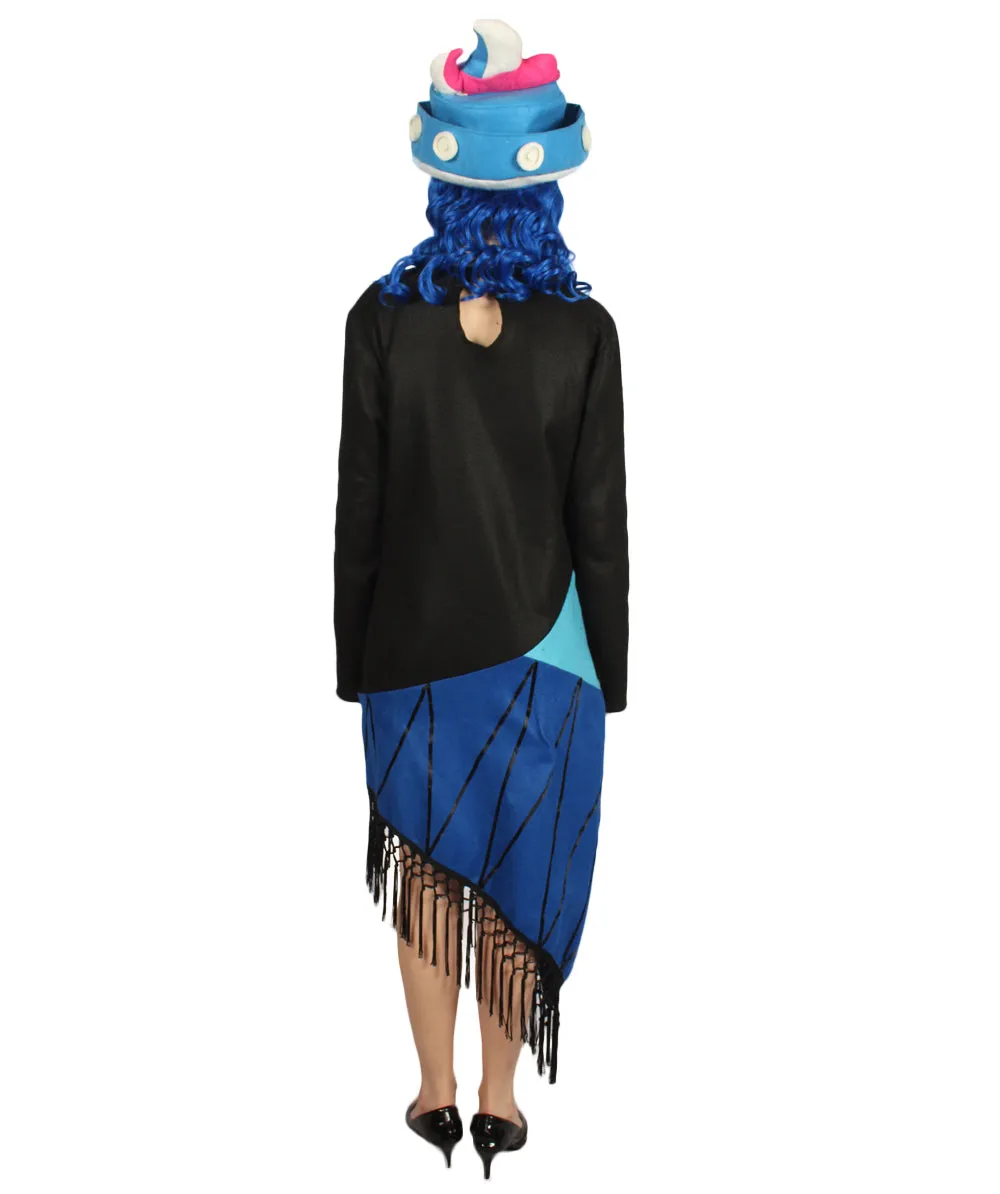 Adult Women Gaming Costume | Multicolored Cosplay Costume