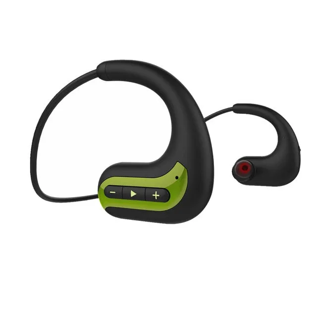 AIKSWE Wireless headphones Bluetooth Earphones 8GB IPX8 Waterproof MP3 Music Player Swimming Diving Sport Headset For Huawei