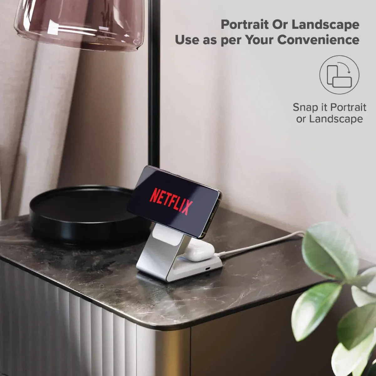 ALOGIC Matrix 2-in-1 Magnetic Wireless Charging Dock