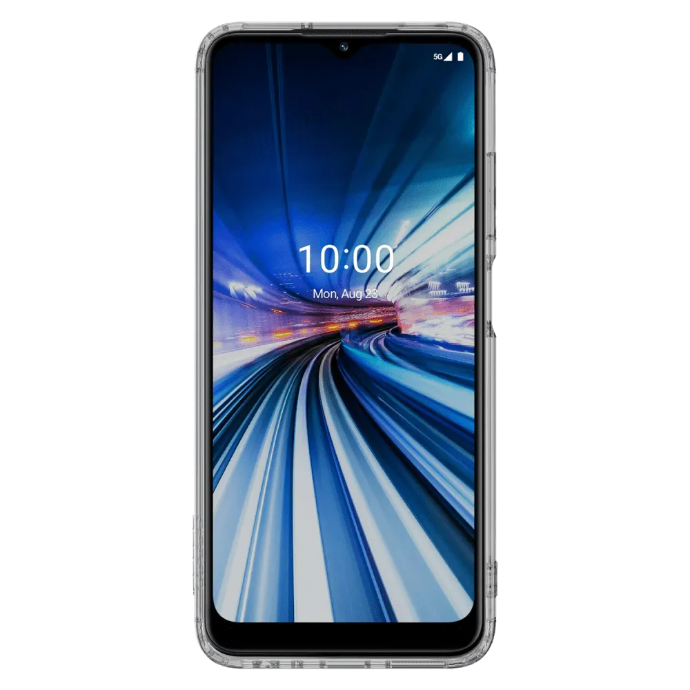 AMPD TPU / Acrylic Crystal Clear Case with Black Bumper for Celero 5G (Gen 3) by AMPD