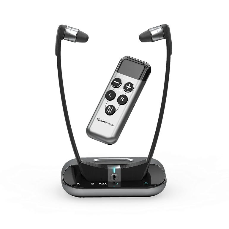 Amplicomms TV3500 Black/Silver - Headset