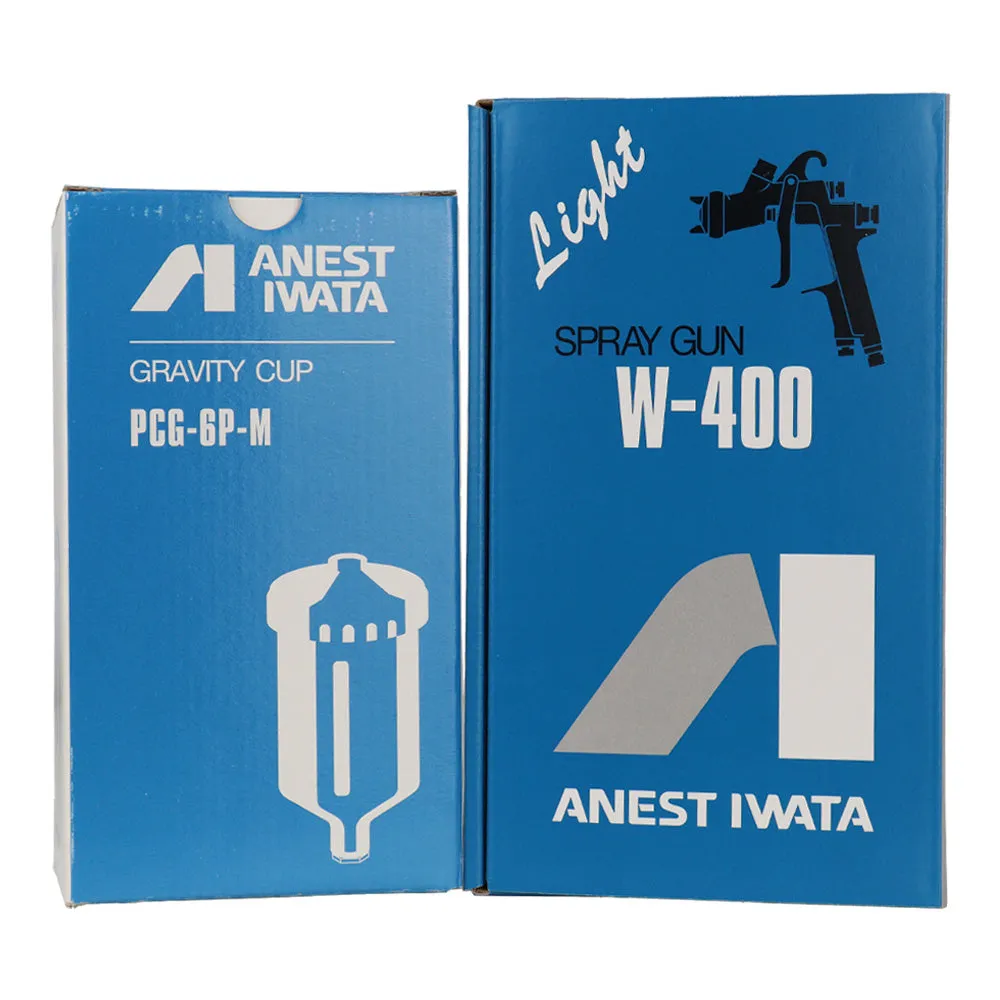 ANEST IWATA W400 Bell Aria 1.2 mm Gravity Spray Gun BA1 Cap 600ml Cup BA