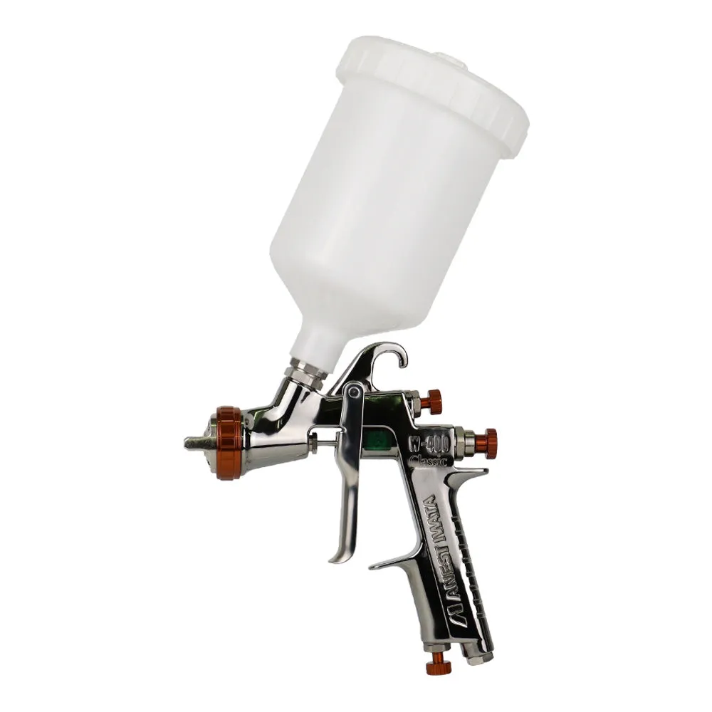 ANEST IWATA W400 Bell Aria 1.2 mm Gravity Spray Gun BA1 Cap 600ml Cup BA