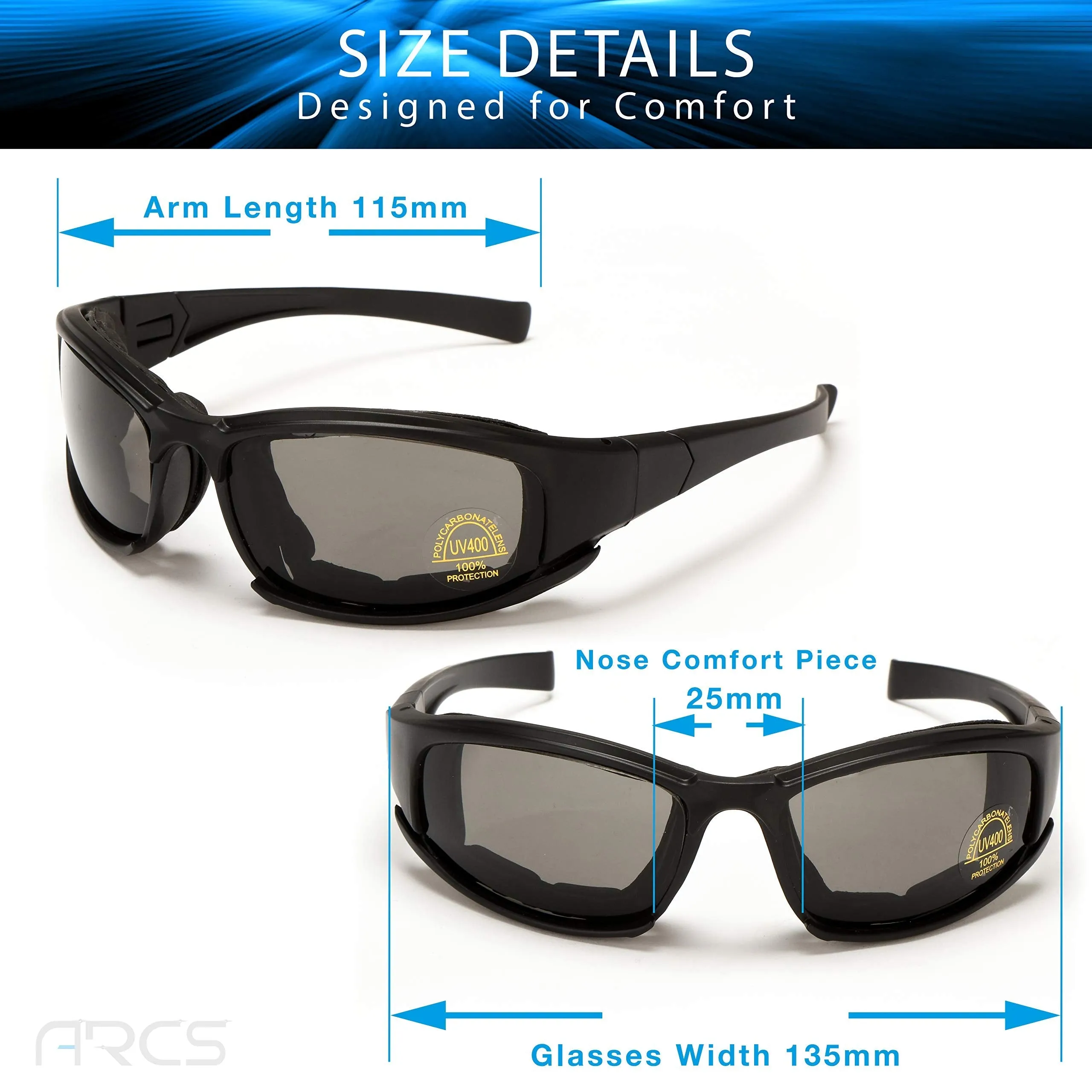 ARCS Trading Blue Light Blocking Gaming Glasses Gamer Glasses for Computer Screen Video Gaming Accessories Gaming Gifts Gaming PC accessories for Men Women Kids