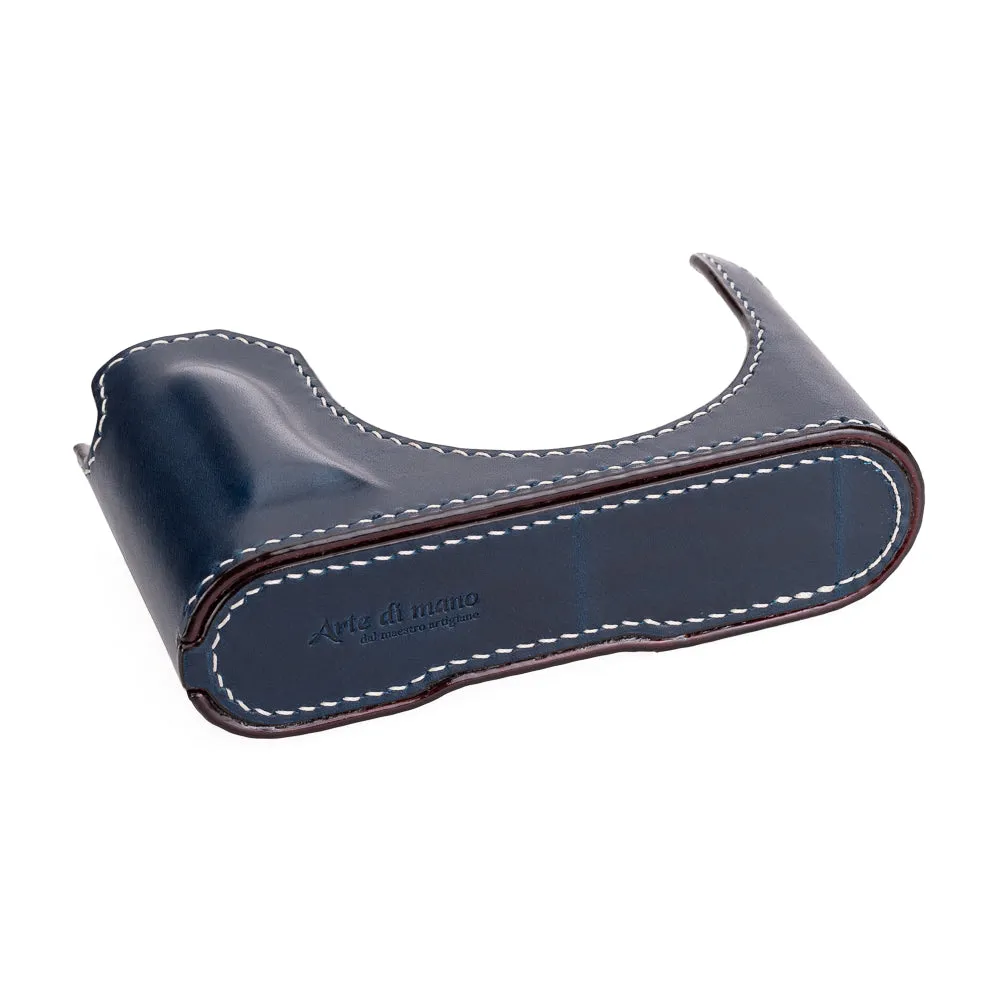 Arte di Mano Leica Q3 Half Case (Type 1-SD, Screw Secured) - Buttero Navy