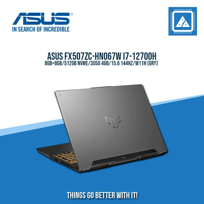 ASUS FX507ZC-HN067W I7-12700H | Gaming Laptop And AutoCAD Users