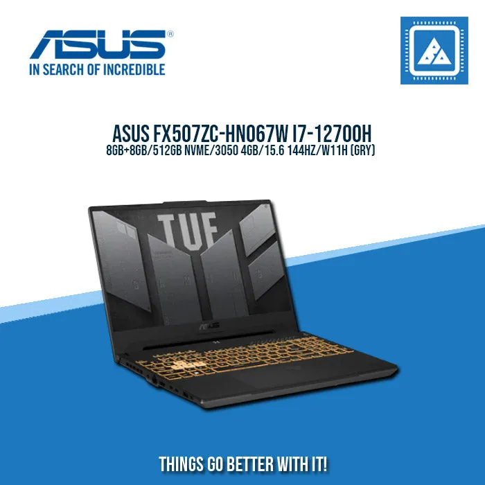 ASUS FX507ZC-HN067W I7-12700H | Gaming Laptop And AutoCAD Users