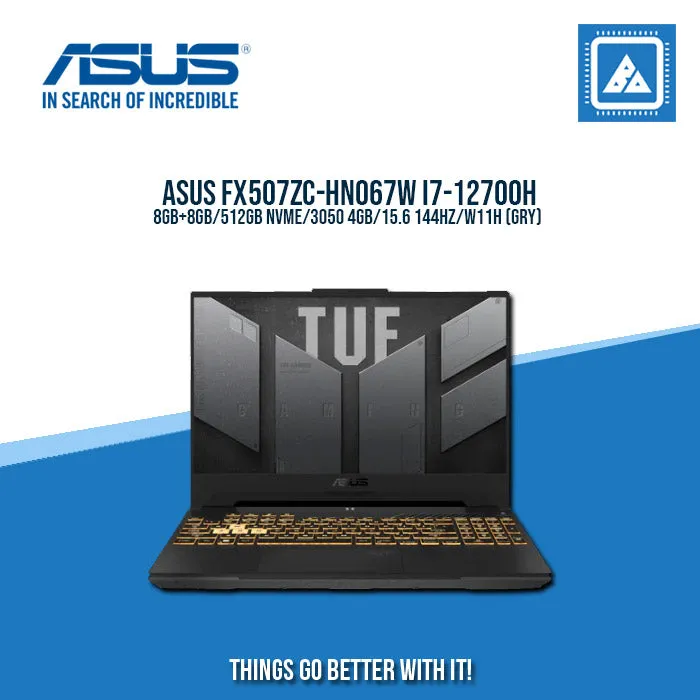 ASUS FX507ZC-HN067W I7-12700H | Gaming Laptop And AutoCAD Users