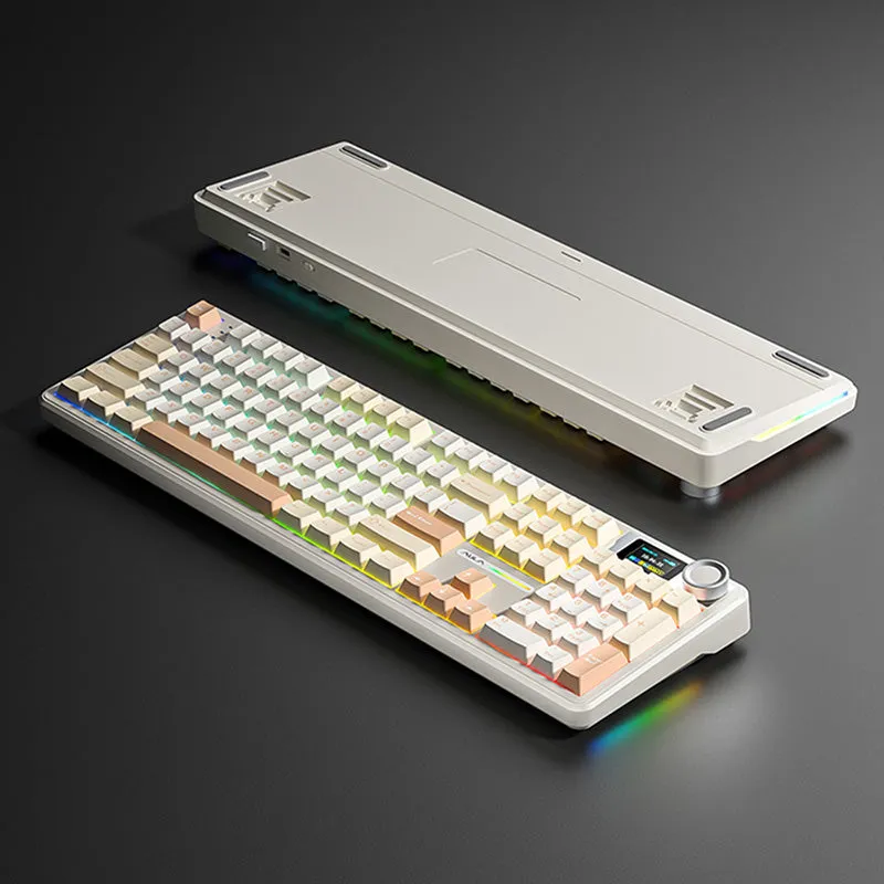 AULA F108 Pro Tri-mode LCD Display Mechanical Keyboard