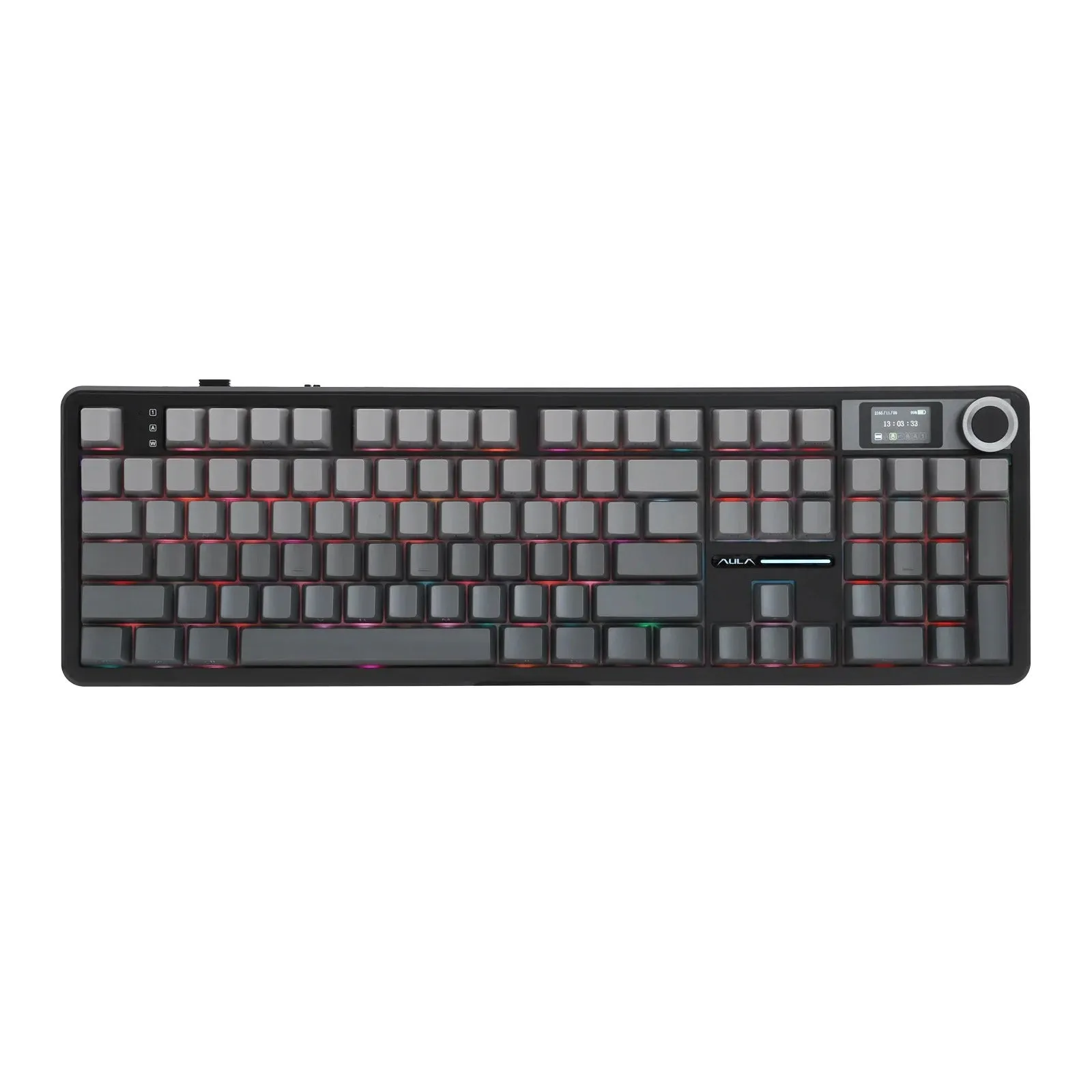 AULA F108 Pro Tri-mode LCD Display Mechanical Keyboard