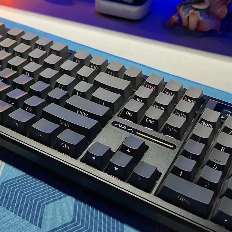AULA F108 Pro Tri-mode LCD Display Mechanical Keyboard