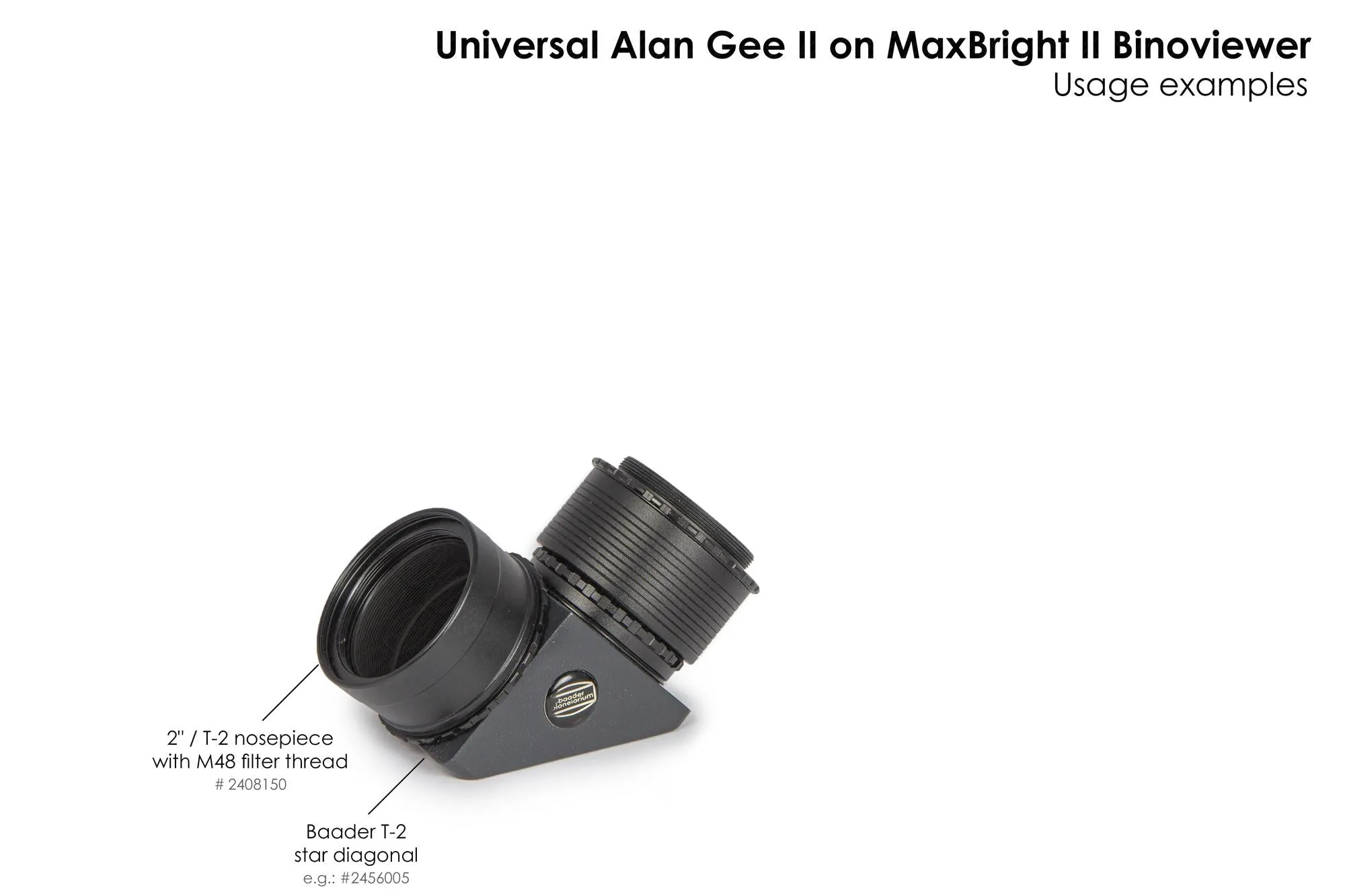 Baader MaxBright® II Binoviewer with Case