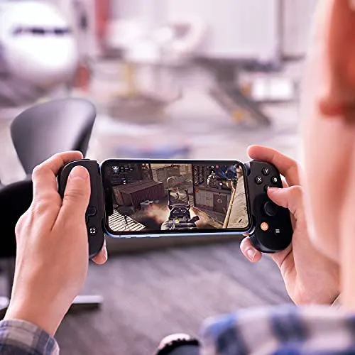 BACKBONE One Mobile Gaming Controller for iPhone (Lightning) - Turn Your iPhone into a Gaming Console - Play Xbox, PlayStation, Call of Duty, Fortnite, Roblox, Minecraft, Genshin Impact & More
