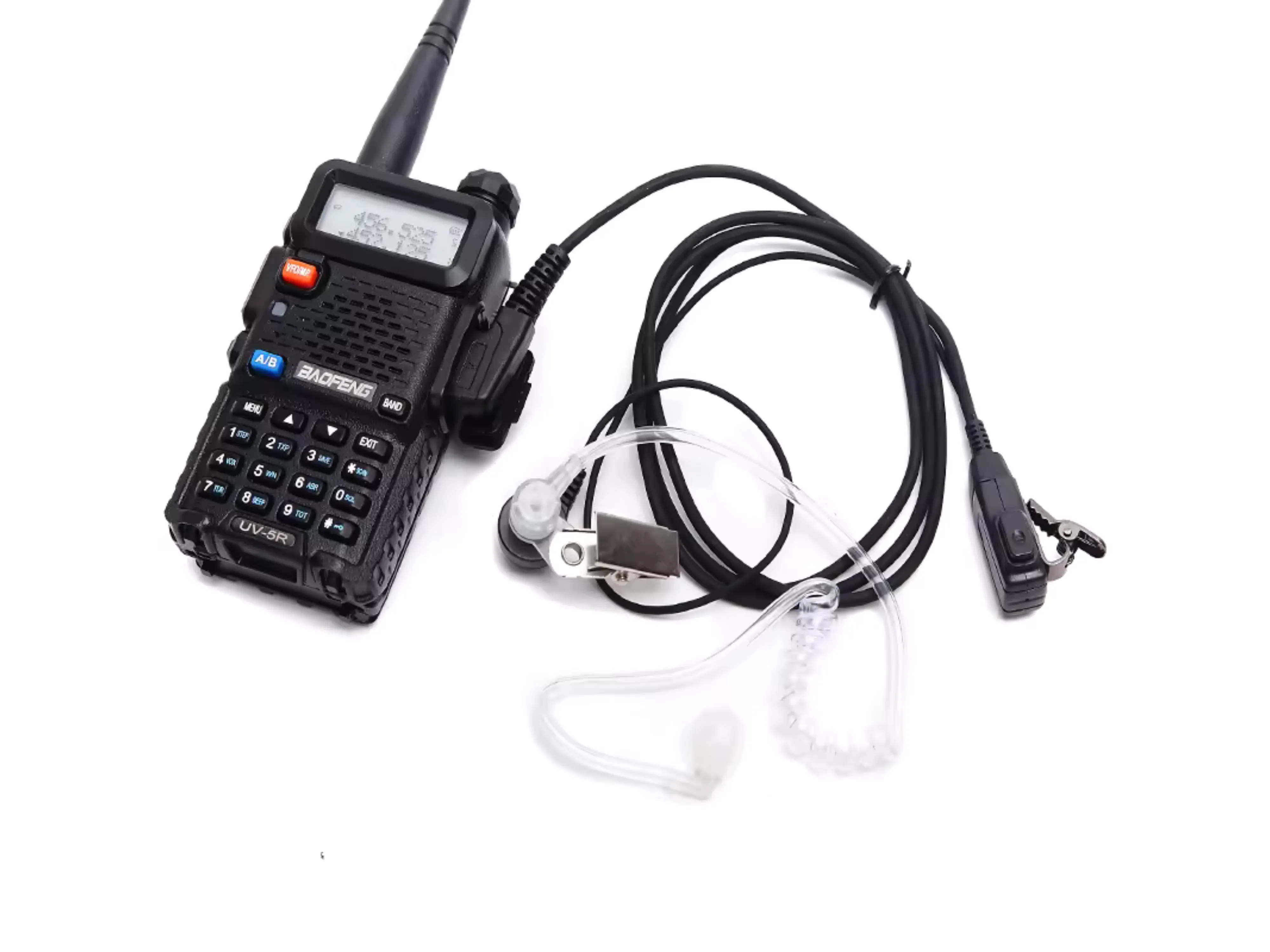 Baofeng air acoustic tube earpiece 2 Pin headset mic for walkie talkie baofeng UV-5R BF-888S 888s 5R earphone