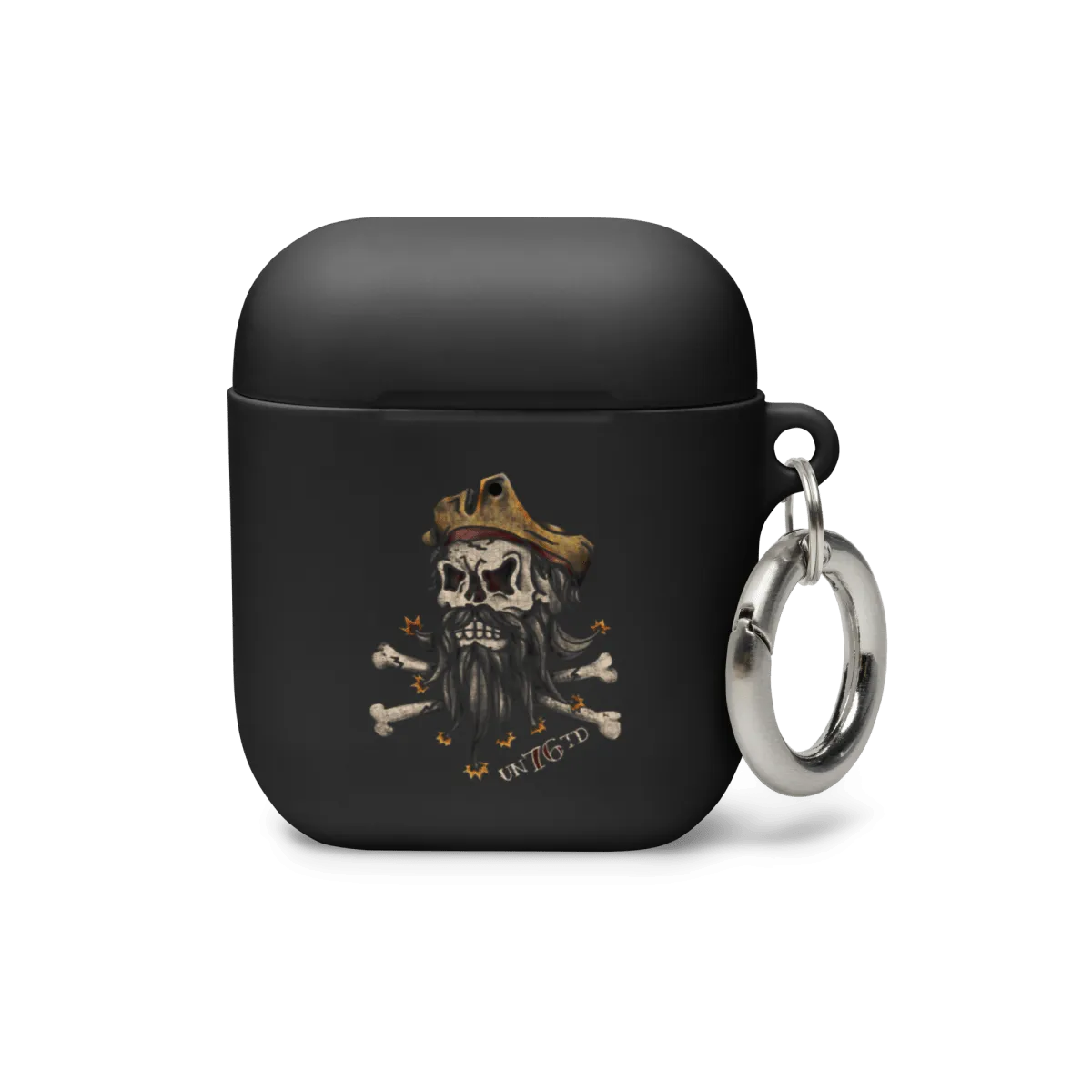 Black Beard AirPods case