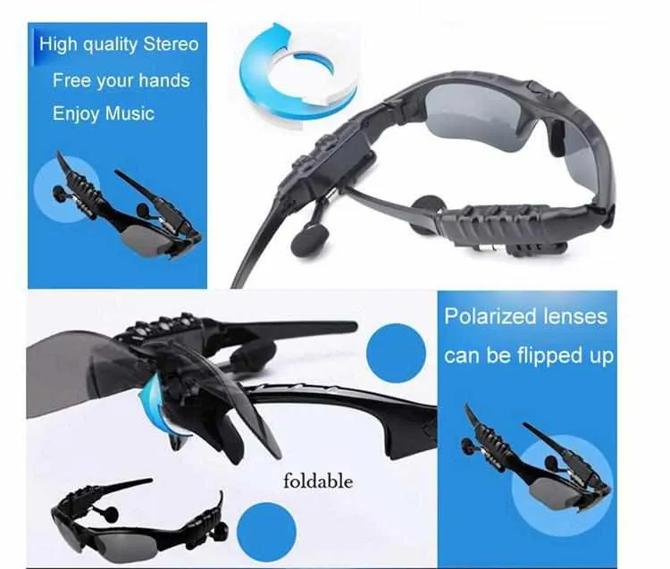 Bluetooth Earbud Sunglasses
