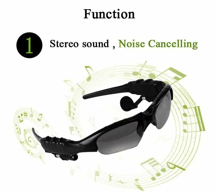 Bluetooth Earbud Sunglasses