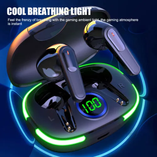 Bluetooth Waterproof Headset TWS 5.4 Wireless Earphone Earbuds Headphones Stereo
