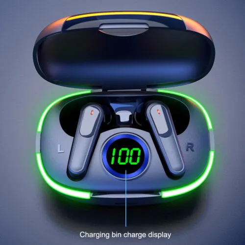 Bluetooth Waterproof Headset TWS 5.4 Wireless Earphone Earbuds Headphones Stereo