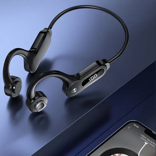Bone Conduction Bluetooth 5.3 Headphones Wireless Earbuds Outdoor Sport Headset