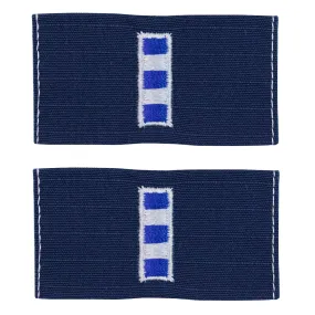 Coast Guard Embroidered Collar Device: Warrant Officer 4 - Ripstop fabric