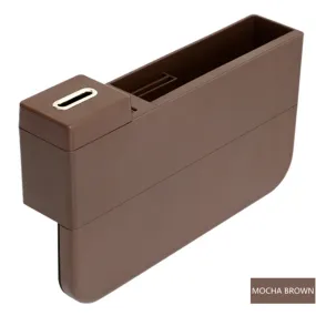 Color: Brown, style: Ordinary - USB Wireless Charging Car Seat