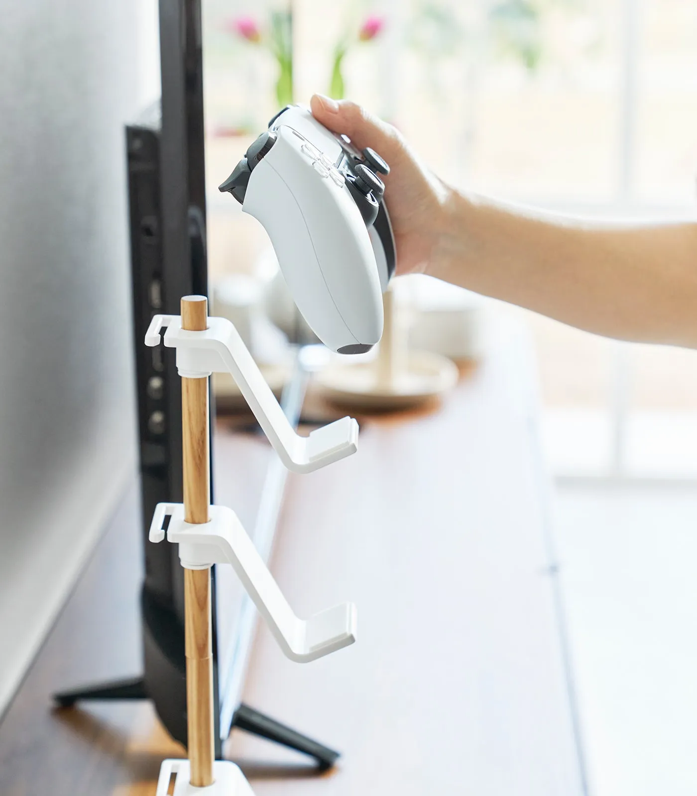 Controller Stand - Steel   Wood