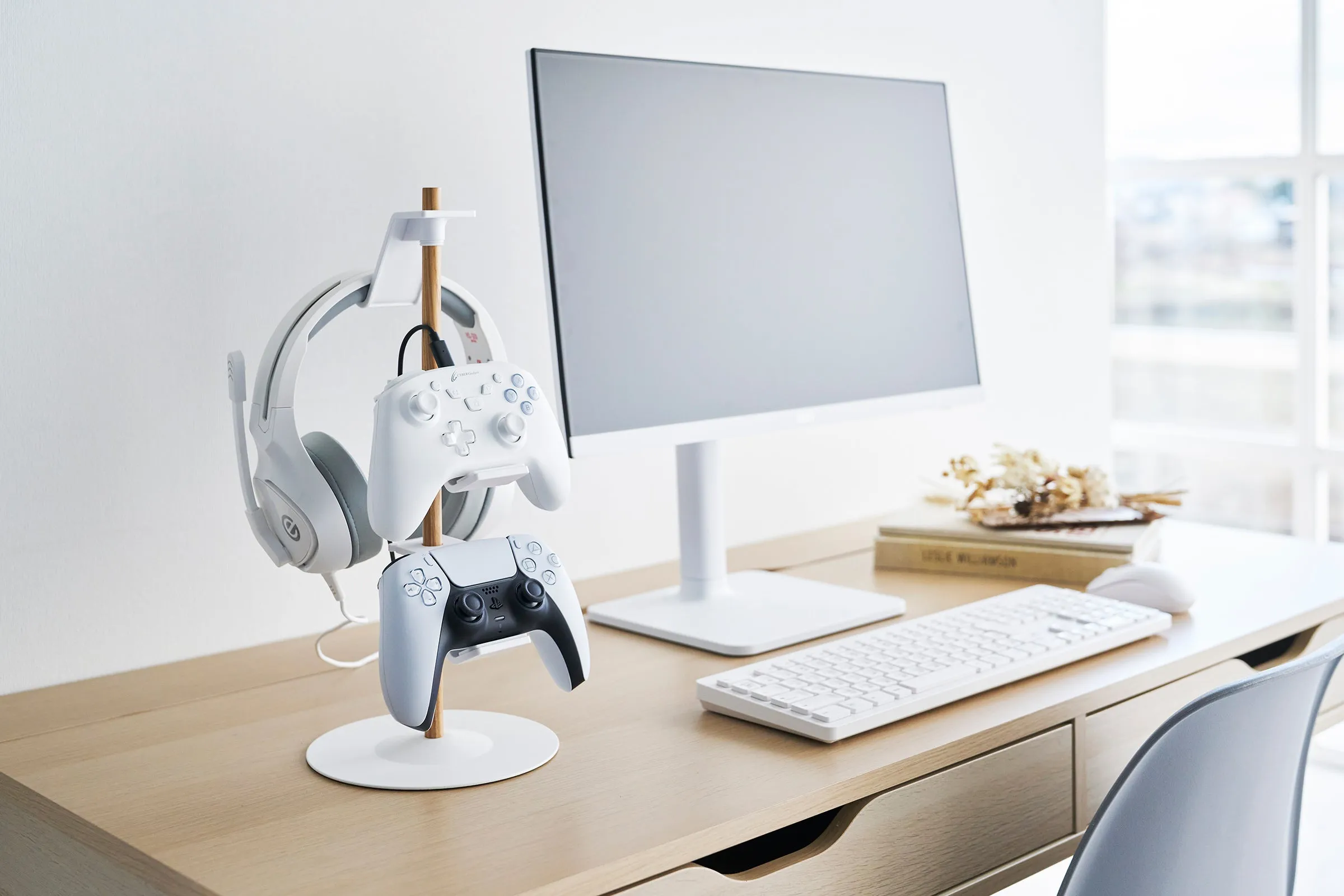 Controller Stand - Steel   Wood
