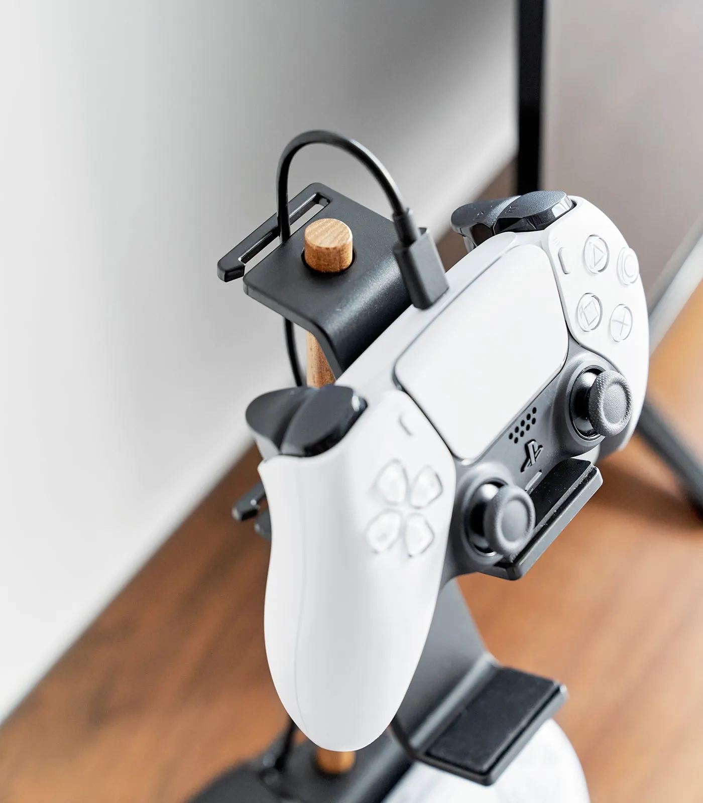 Controller Stand - Steel   Wood