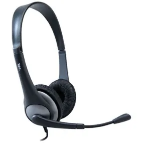 Cyber Acoustics   AC-204 Stereo Headset and Boom Mic