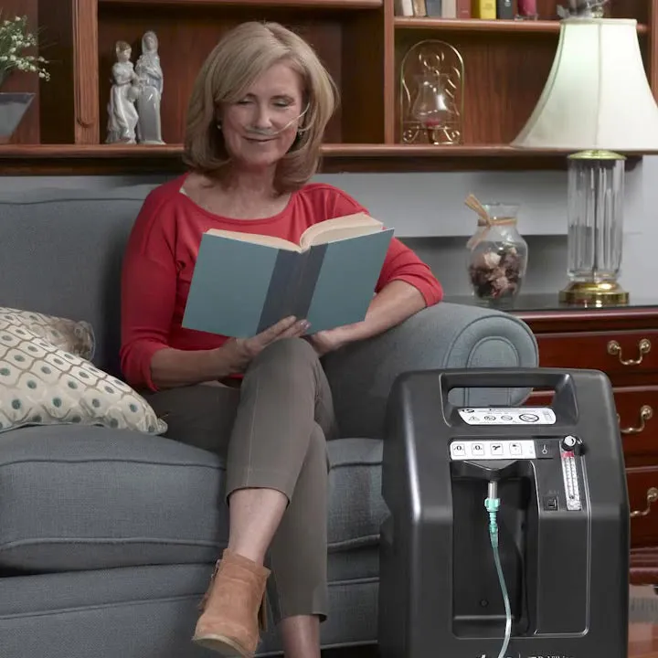 DeVilbiss Healthcare Compact Oxygen Concentrator, 5-Liter - Refurbished