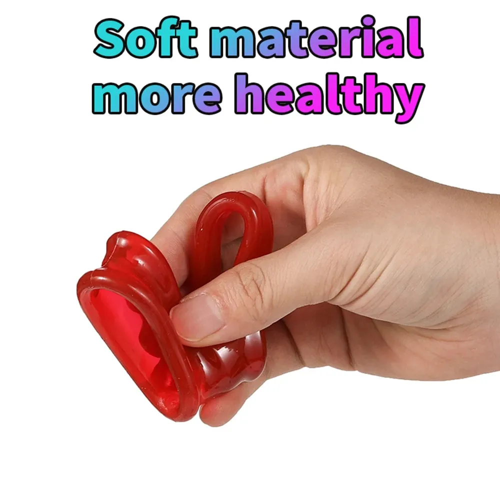 Double Cock Ring for Men Delay Ejaculation