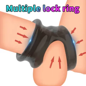Double Cock Ring for Men Delay Ejaculation