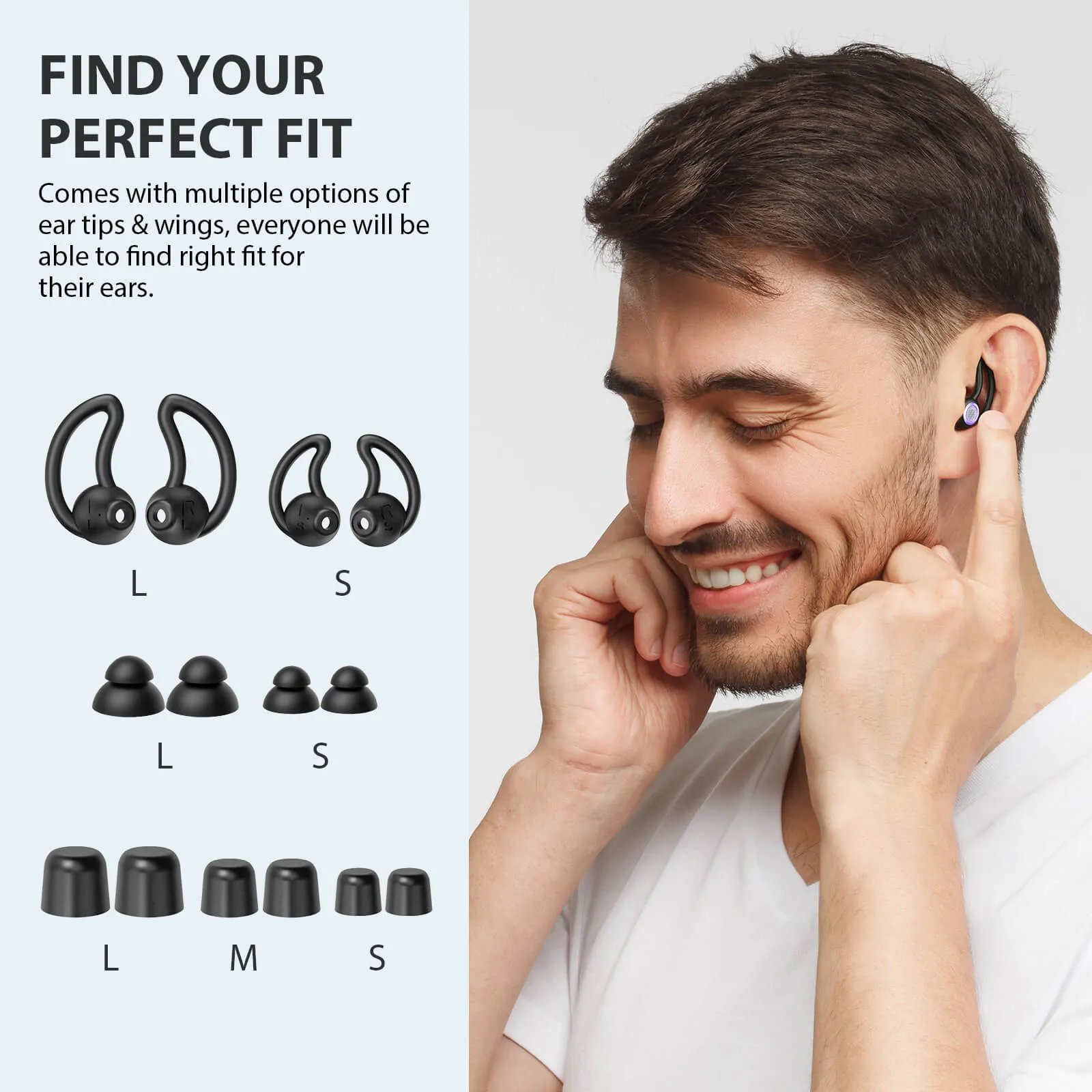 DreamComfort - Hearprotek (30db & 33db) Noise Reduction Sleeping Ear Plugs