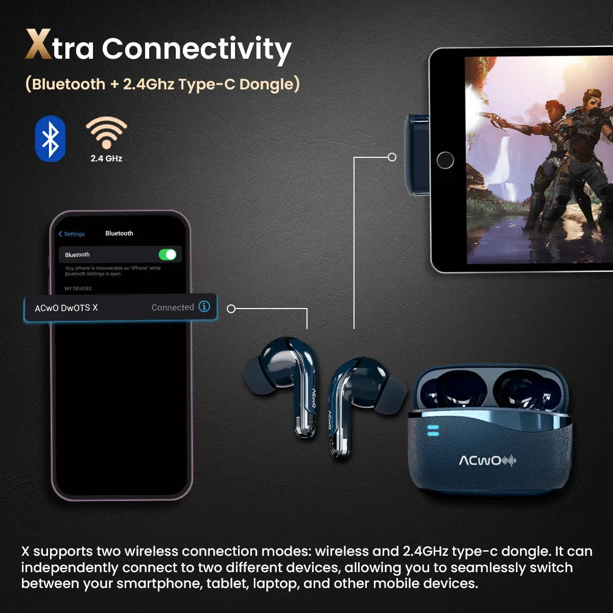 DwOTS X : Gaming Earbuds For Gamers With ANC & Near Zero Lag
