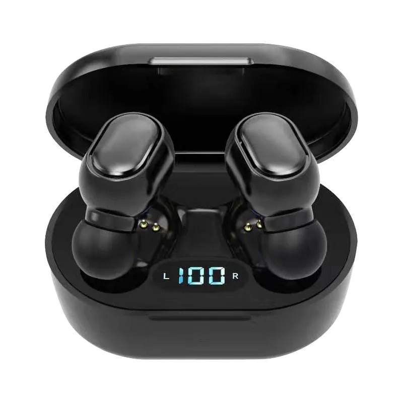 E7S TWS 5.0 Earphone In-ear Headphone Mini Wireless Bluetooth Headset with Button Binaural HD Call LED Electric Display