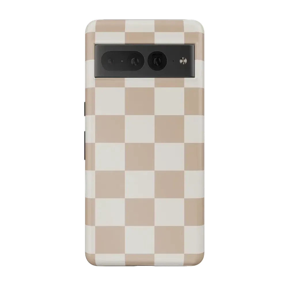 Fit Check | Neutral Checkerboard Google Pixel Case