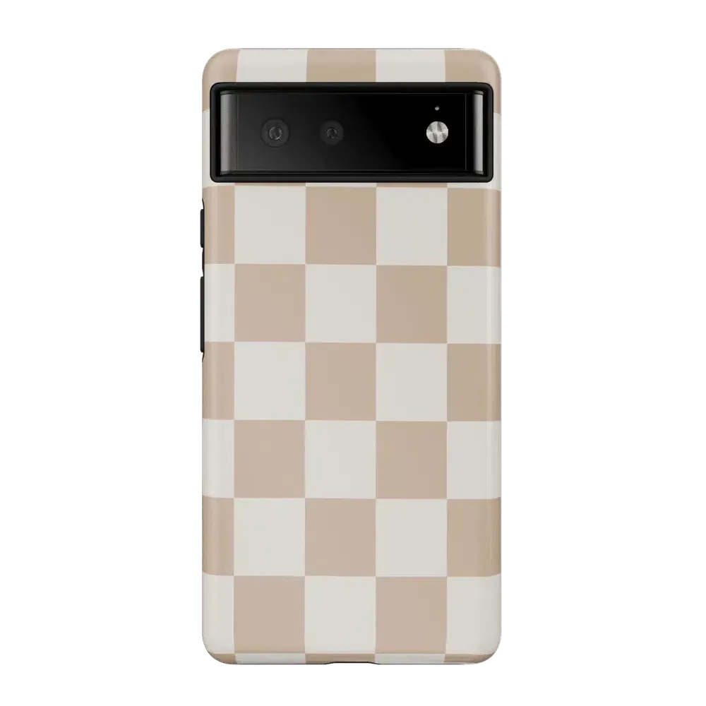 Fit Check | Neutral Checkerboard Google Pixel Case