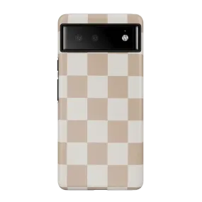 Fit Check | Neutral Checkerboard Google Pixel Case