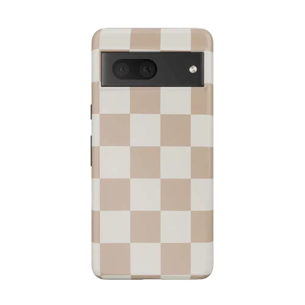 Fit Check | Neutral Checkerboard Google Pixel Case