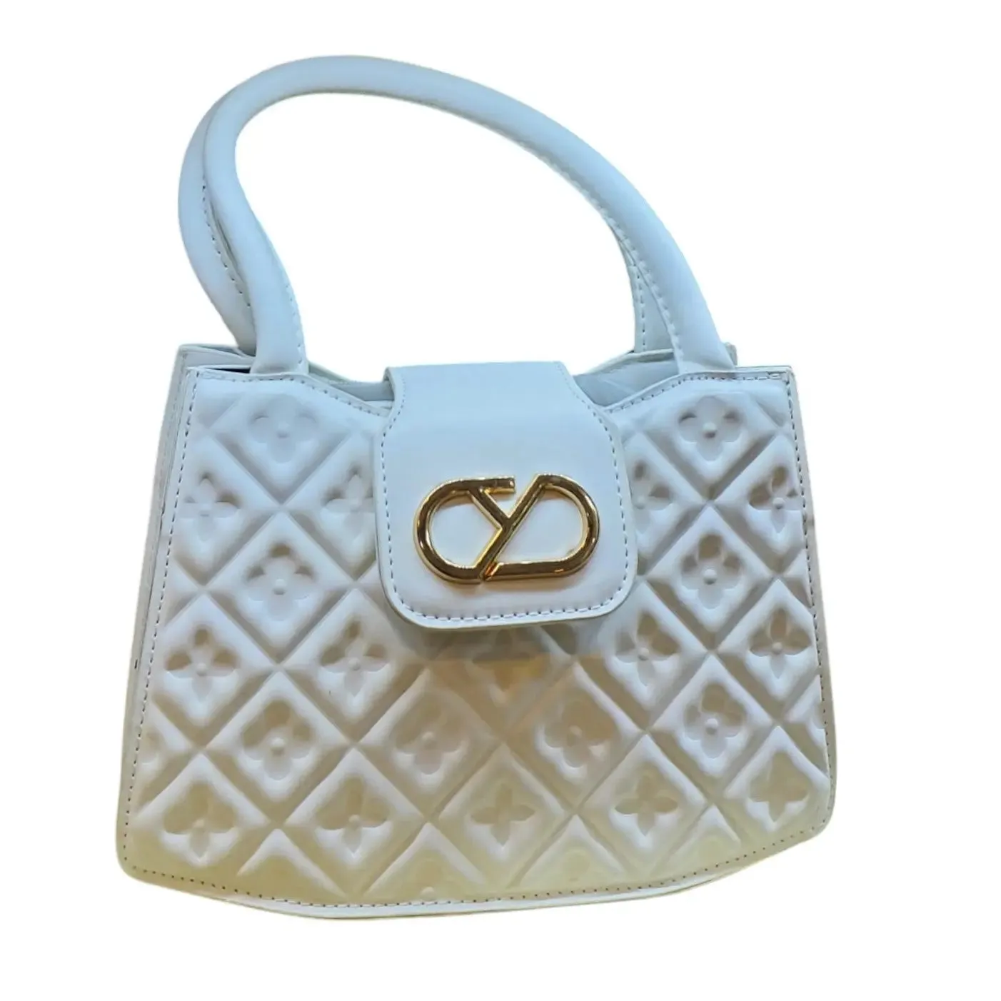 Floral Qiulted  Shoulder Bag